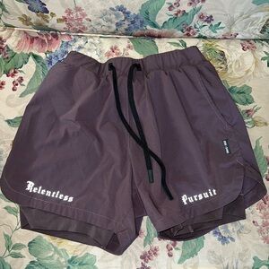 ASRV Maroon Athletic Shorts